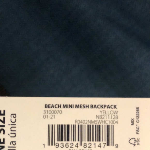 Beach Mini Mesh Backpack - Picture 5 of 5